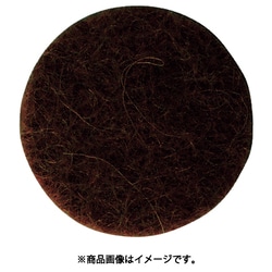 WAKI フェルトパット 濃茶 25Φ 8枚入 FU-605