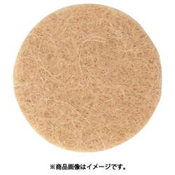 WAKI フェルトパット 薄茶丸 8枚 FU-909