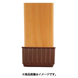 WAKI イスキャップ 茶平角型 1個 GK-122