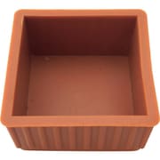 WAKI イスゴム薄茶角 1個 GK-215