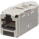 CJSLR6X88TGY [カテゴリ6A 左右45度アングル シールド付きモジュラージャック 黒]