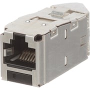 CJSLR6X88TGY [カテゴリ6A 左右45度アングル シールド付きモジュラージャック 黒]