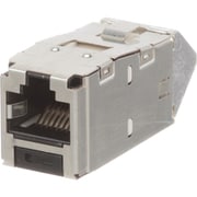 CJSUD6X88TGY [カテゴリ6A 上下45度アングル シールド付きモジュラージャック 黒]