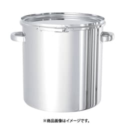 CTL-33 [日東 ステンレスタンク ストレートレバーバンド式密閉タンク（フタ付） 25L]