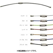 KW-10150-BK [水本 キーワイヤーホルダー ワイヤー径1mm全長150mm ブラック]