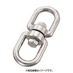 水本 SUS316 ステンレス スイベル 線径5mm長さ59mm MS-5