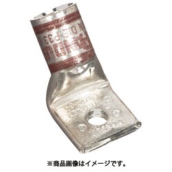 銅製圧縮端子 1穴 電線サイズ AWG2 取付穴サイズ 69mm バレル角度 45度 LCAX2-14H-E