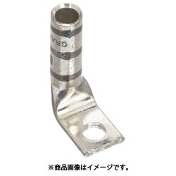 銅製圧縮端子 1穴 電線サイズ AWG4 取付穴サイズ 69mm バレル角度 90度 LCBX4-14F-L