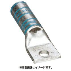 銅製圧縮端子 1穴 電線サイズ AWG6 取付穴サイズ 104mm LCBX6-38-L
