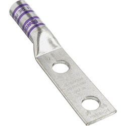 LCC4/0-38W-X [銅製圧縮端子 2穴 電線サイズ AWG4/0 取付穴サイズ 104mm 取付穴間隔 445mm]