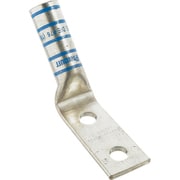 LCC6-14JAWH-L [銅製圧縮端子 2穴 電線サイズ AWG6 取付穴サイズ 69mm （1つは細長い取付穴） バレル角度 45度]