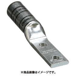 LCCN750-12W-6 [銅製圧縮端子 2穴 幅細取付板 電線サイズ 750 kcmil 取付穴サイズ 135mm 取付穴間隔 445mm]