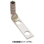 LCCX1/0-14BF-X [銅製圧縮端子 2穴 電線サイズ AWG1/0 取付穴サイズ 69mm 取付穴間隔 191mm バレル角度 90度]