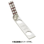 LCCX2-14AH-E [銅製圧縮端子 2穴 電線サイズ AWG2 取付穴サイズ 69mm 取付穴間隔 160mm バレル角度 45度]