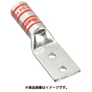 LCCX3/0-38D-X [銅製圧縮端子 2穴 電線サイズ AWG3/0 取付穴サイズ 104mm 取付穴間隔 254mm]