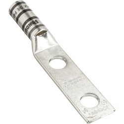 銅製圧縮端子 2穴 電線サイズ 650 kcmil 取付穴サイズ 135mm 取付穴間隔 445mm LCCX650-12-6