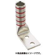 LCCX8-14AF-L [銅製圧縮端子 2穴 電線サイズ AWG8 取付穴サイズ 69mm 取付穴間隔 160mm バレル角度 90度]