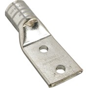 LCD300-38D-X [銅製圧縮端子 2穴 電線サイズ 300 kcmil 取付穴サイズ 104mm 取付穴間隔 254mm]