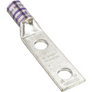 LCD4/0-12-X [銅製圧縮端子 2穴 電線サイズ AWG4/0 取付穴サイズ 135mm 取付穴間隔 445mm]