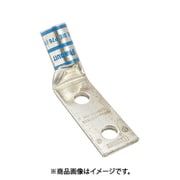 LCD6-14BH-L [銅製圧縮端子 2穴 電線サイズ AWG6 取付穴サイズ 69mm 取付穴間隔 191mm バレル角度 45度]