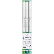 水性カラーペン ギターペンプチ ライトグリーン 3色セット GRPT-3LG