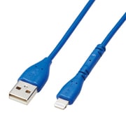 Lightningケーブル イージーグリップ 充電・データ通信 MFi認証 1m ブルー MPA-UALPSE10BU