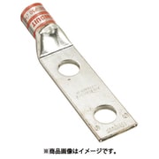 LCDX3/0-38D-X [銅製圧縮端子 2穴 電線サイズ AWG3/0 取付穴サイズ 104mm 取付穴間隔 254mm]