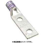 LCDX4/0-38D-X [銅製圧縮端子 2穴 電線サイズ AWG4/0 取付穴サイズ 104mm 取付穴間隔 254mm]