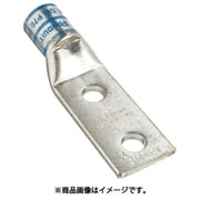 LCDX6-14B-L [銅製圧縮端子 2穴 電線サイズ AWG6 取付穴サイズ 69mm 取付穴間隔 191mm]