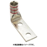 LCDX8-10AF-L [銅製圧縮端子 2穴 電線サイズ AWG8 取付穴サイズ 51mm 取付穴間隔 160mm バレル角度 90度]