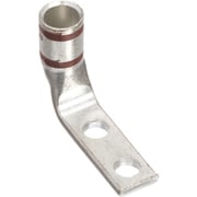 LCDXN2-14AF-E [銅製圧縮端子 2穴 幅細取付板 電線サイズ AWG2 取付穴サイズ 69mm バレル角度 90度]