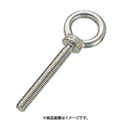水本 ステンレス つば付ロングアイボルト（鋳造製）（ミリネジ） 捻長20mm LT-4M20
