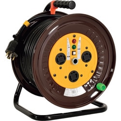 ND-E330L-20A [日動 三相200Vドラム ロック（引掛）式コンセントドラム（屋内型） 30m]