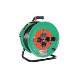 NW-EK33FPN [日動 防雨防塵型電工ドラム100V 30m アース付 過負荷漏電保護兼用型 2PNCT3.5×3]