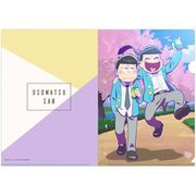 おそ松さん A4クリアファイル 春 Ver. 一松＆十四松 [キャラクターグッズ]