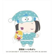文豪ストレイドッグス×サンリオキャラクターズ フィンガーマスコット PUPPELA（パペラ） 森鴎外×ハンギョドン（ぬいぐるみ） [キャラクターグッズ]