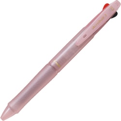 多色ボールペン アクロボール3 油性ボールペン 0.3mm 激細 黒・赤・青 パールコーラルピンク BKAB-40MF-PCP