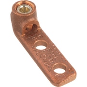 PNL-4-C [銅製メカニカルコネクター 1穴 取付板 ストレート 電線サイズ AWG14 （単線） - AWG4 （撚り線） 取付穴サイズ 64mm]
