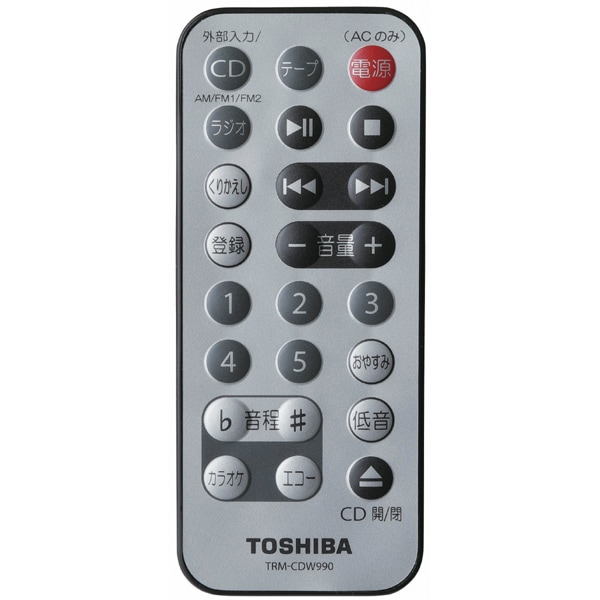 東芝 TOSHIBA021TA092 [TRM-CDW990 TY-CDW990用 リモコン]Ω