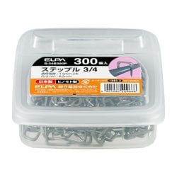 ステップル3/4 300個入 ホワイト S-34B300P