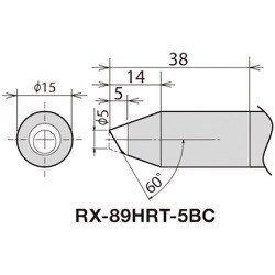 RX-89HRT-5BC [グット 替こて先 RX-892AS用 5BC]