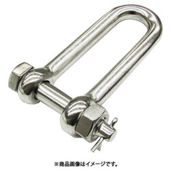 水本 ステンレス ロングSBMシャックル SUS316 呼び25mm SBML-25