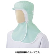 SH17G-F [食品フード SH17G（ツバ付・マスク掛けマジックタイプ） グリーン フリー]