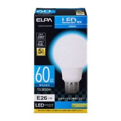 一般電球型LED電球 60W型相当 昼光色 口金E26 LDA7D-G-G5103