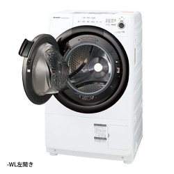 ヨドバシ.com - シャープ SHARP ES-S7GWL [ドラム式洗濯乾燥機 洗濯7kg ...