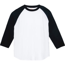 5.6オンス CRB ヘビーウェイトベースボールT ホワイト×ブラック 2XL [Tシャツ]
