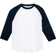 5.6オンス CRB ヘビーウェイトベースボールT ホワイト×ネイビー 3XL [Tシャツ]