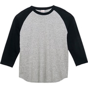 5.6オンス CRB ヘビーウェイトベースボールT モクグレー×ブラック 3XL [Tシャツ]