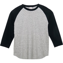 5.6オンス CRB ヘビーウェイトベースボールT モクグレー×ブラック XS [Tシャツ]