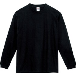 7.4オンス HVL スーパーヘビー長袖Tシャツ ブラック 3XL [長袖Tシャツ]